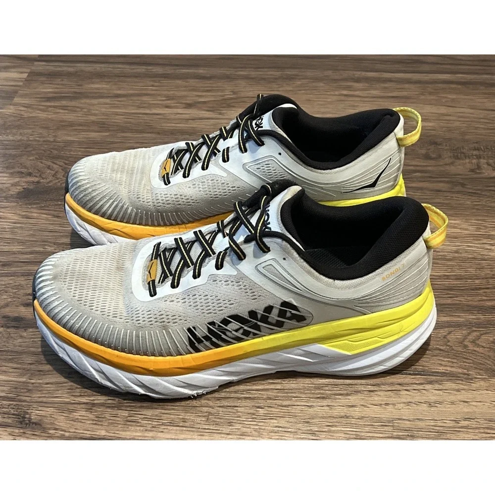 Hoka One One Bondi 7 Mens Nimbus Cloud Running Shoes Size 10.5